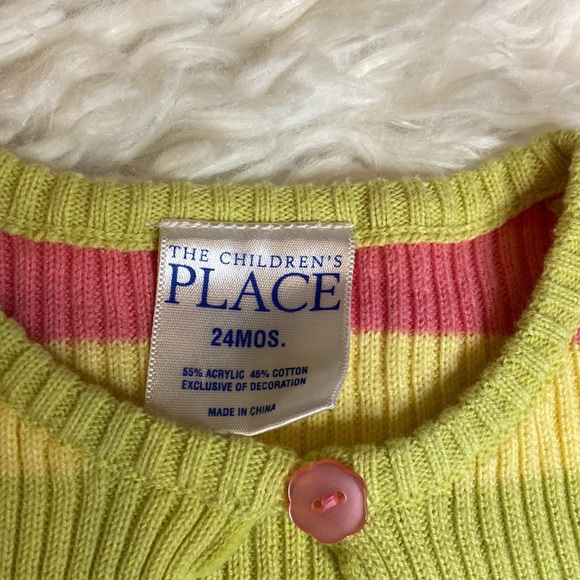 The Children’s Place Rainbow Ruffle Cardigan - Picture 5 of 8